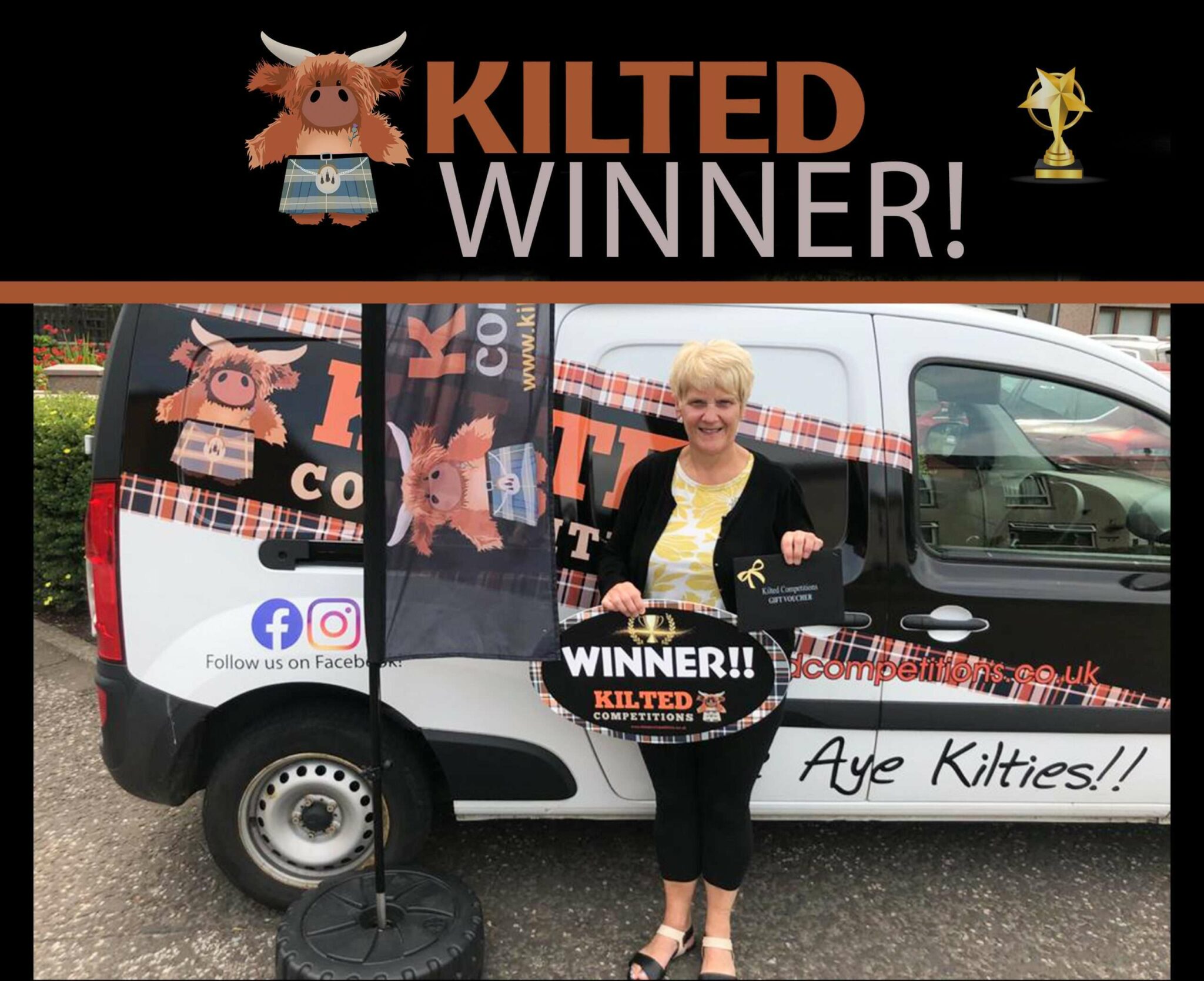 £100 ANCHOR HOTEL JOHNSHAVEN VOUCHER 3 Kilted Competitions