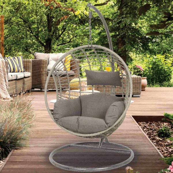 Indoor/Outdoor Hanging Egg Chair