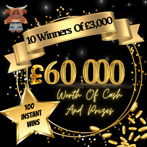 Wonga Wednesday £60,000 Prize Pot - 10 WINNERS of £3,000 - 100 Lucky Awesome Instant Wins