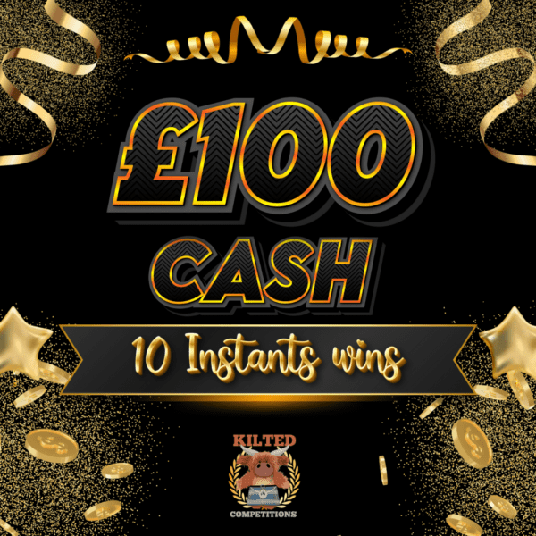 £100 Quick Cash + 10 x £50  Instant Wins #3