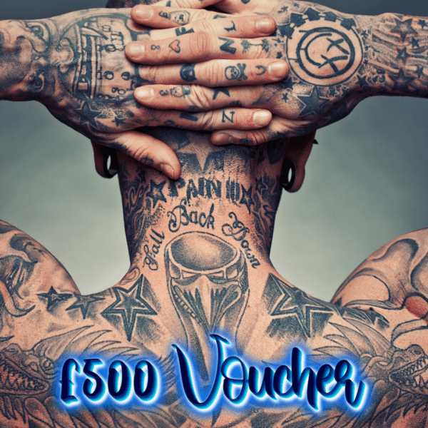 New year new ink - £500 Tattoo Voucher    Winners choice of Studio & Artist