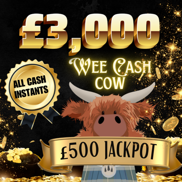 WONGA WEDNESDAY Kilties £3,000 CASH Cow - £500 Cash JACKPOT End Prize