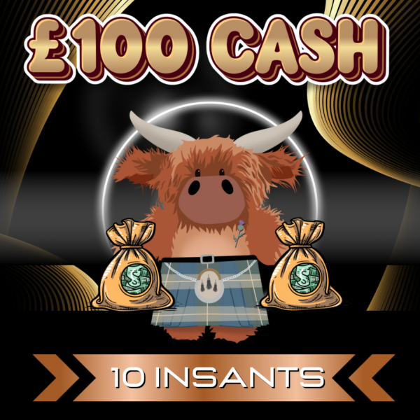 £100 Quick Cash + 10 x £50 Instant Wins