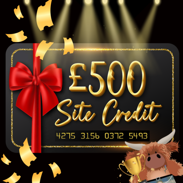 Incredible Odds QUICK £500 Kilted Site Credit