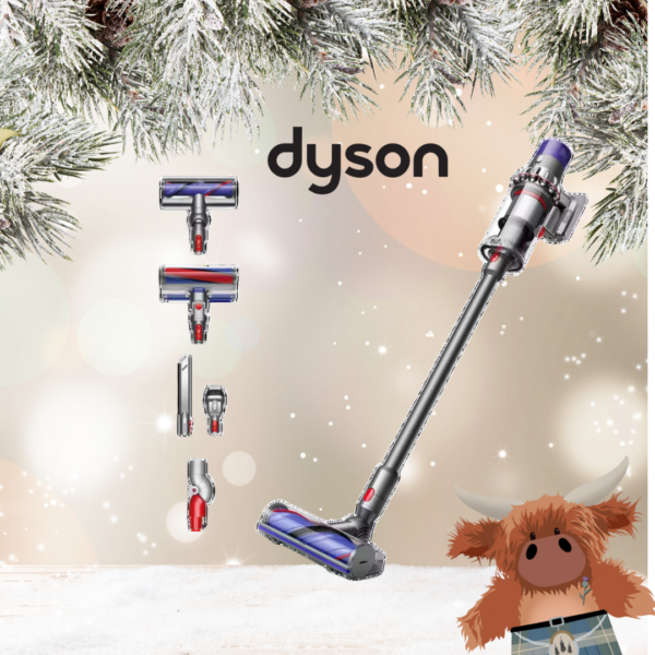 Dyson V10 Total Clean Cordless Vacuum Cleaner, Sprayed Nickel/Black