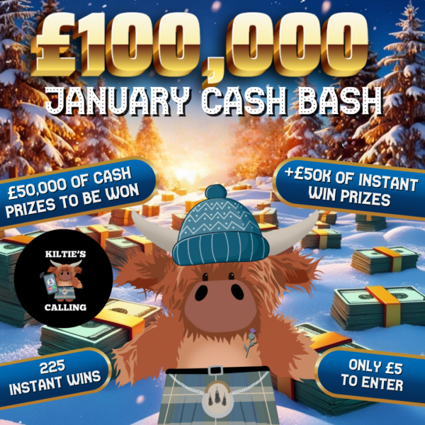 January Cash Bash - £100,000 Prize pot