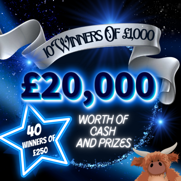 Kilted For The Win - 10 WINNERS OF £1,000 CASH + 40 x £250 Lucky Instant Wins To Find