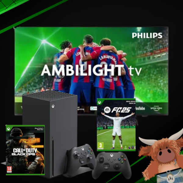 Xbox Series X Gaming bundle + 55" Philips 4K Ambi Light TV