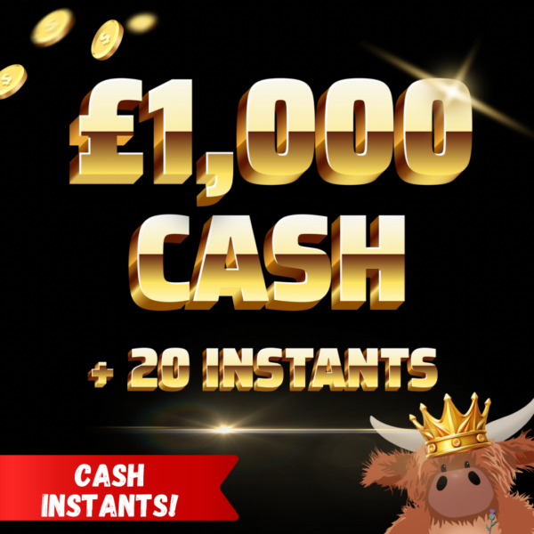 Win £1,000 Cash + 20 X £100 Instant wins to Find #2