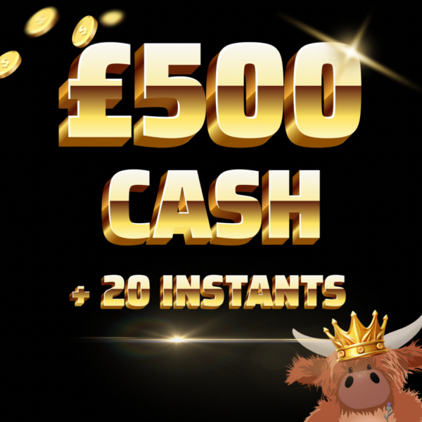 Win £500 Cash + 20 X £100 Instant wins to Find