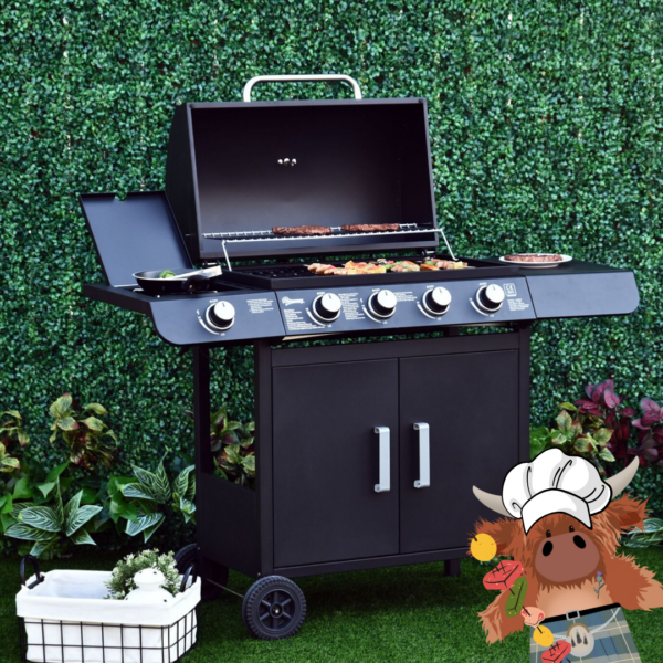 Taste of Summer - Outsunny Gas Burner Grill BBQ