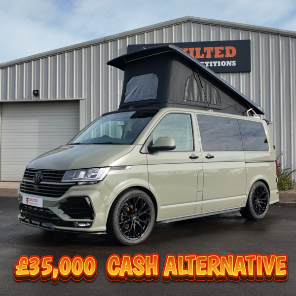 Win this Stunning Spec VW Transporter Campervan Or £35,000 Cash for Only 79p