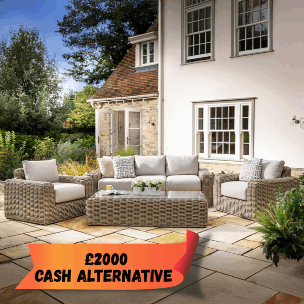 Hartman Siesta 5 Seater Rattan Lounge Garden Furniture Set