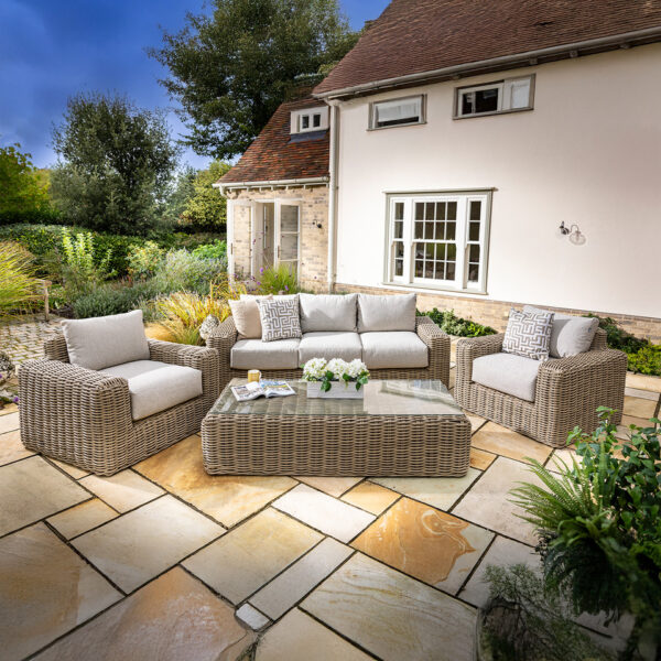 Hartman Siesta 5 Seater Rattan Lounge Garden Furniture Set - Image 4