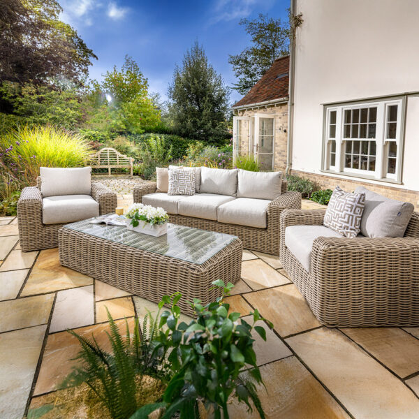 Hartman Siesta 5 Seater Rattan Lounge Garden Furniture Set - Image 2