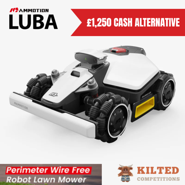 MAMMOTION LUBA mini AWD Perimeter Wire Free Robot Lawn Mower - Father's Day Sorted