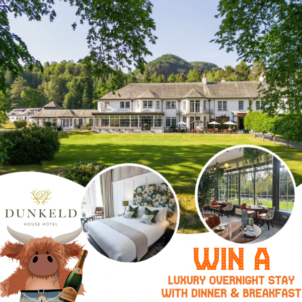 Dunkeld House Hotel - Win a Deluxe Room Overnight stay with DBB