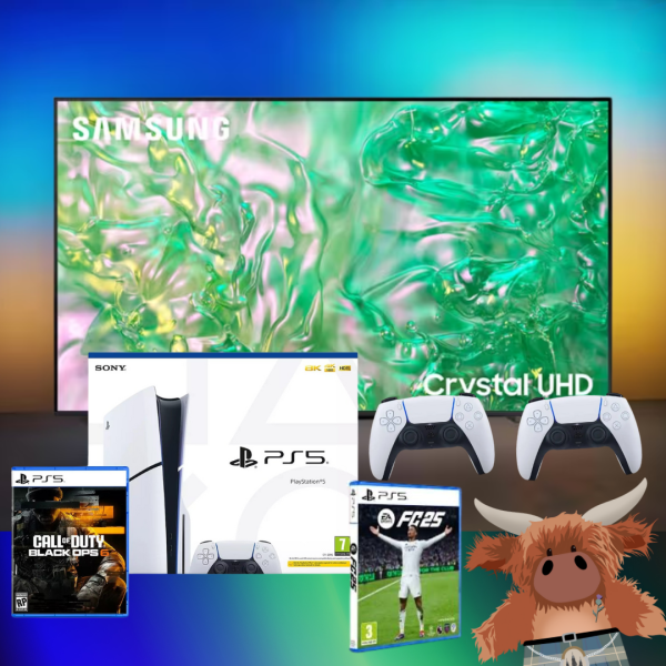 PS5 Gaming bundle + 65" Samsung 4K TV