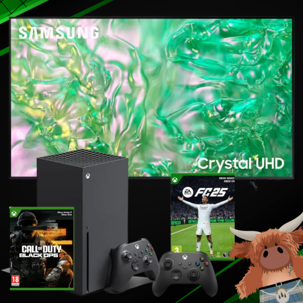 Xbox Series X Gaming bundle + 65" Samsung 4K TV