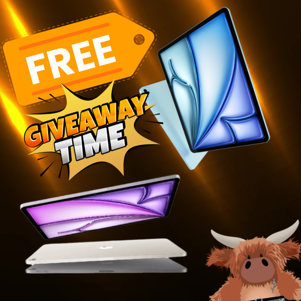 Win a 2025 Apple iPad Air 11"128GB for FREE!!!!