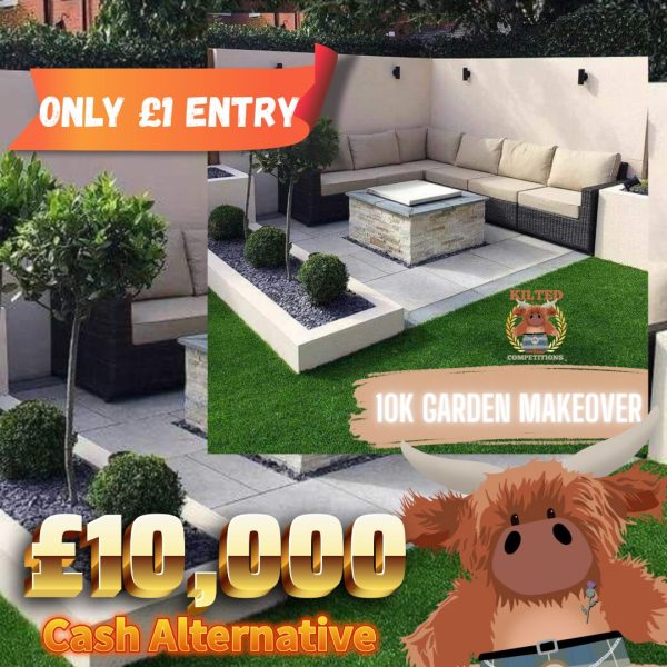 WIN a £10,000 Garden Makeover of Your Dreams Plus Luxury Outdoor Extras