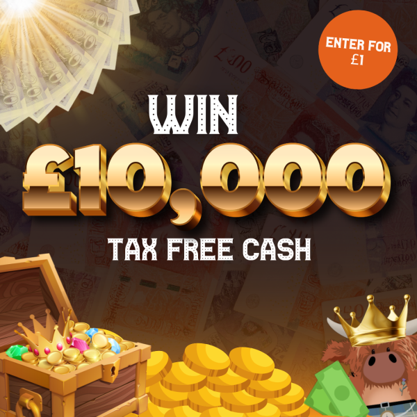 Win £10,000 Tax Free Cash for £1