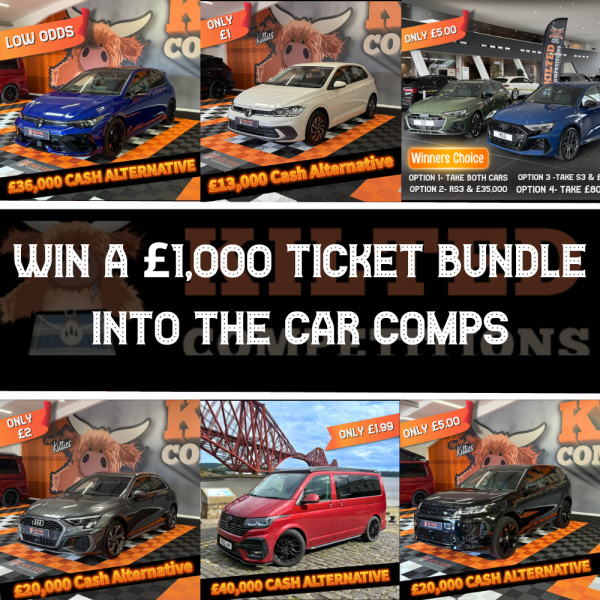 Win A £1,000 Ticket Bundle into the Car Comps