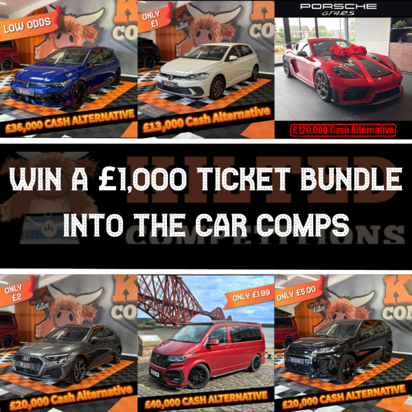 Win A £1,000 Ticket Bundle into the Car Comps