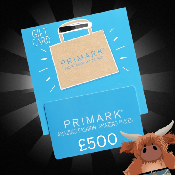 Win a Primark Spree for the Whole Family - £500 Gift Voucher