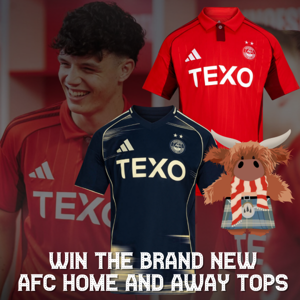 Aberdeen FC 2025/26 Home & Away Tops