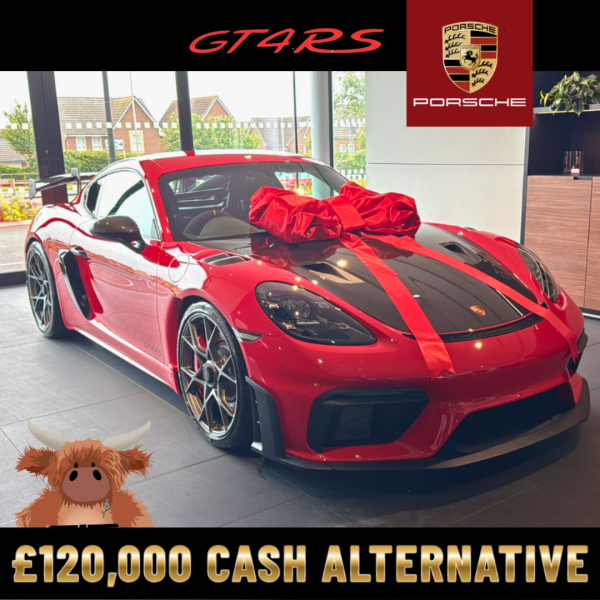 2025 Porsche GT4RS Plus £5,000 Cash  (£120,000 Cash Alternative)