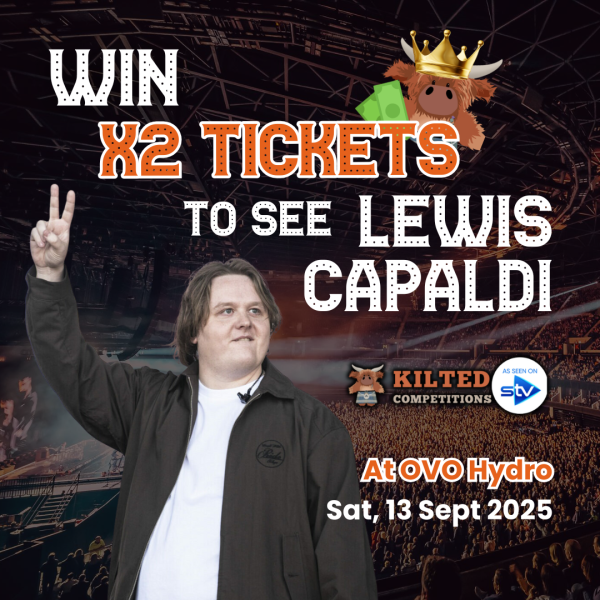 Win 2 tickets to see LEWIS CAPALDI - OVO Hydro