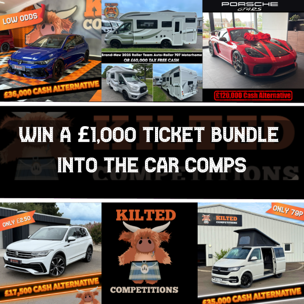Win A £1,000 Ticket Bundle into the Car Comps #5