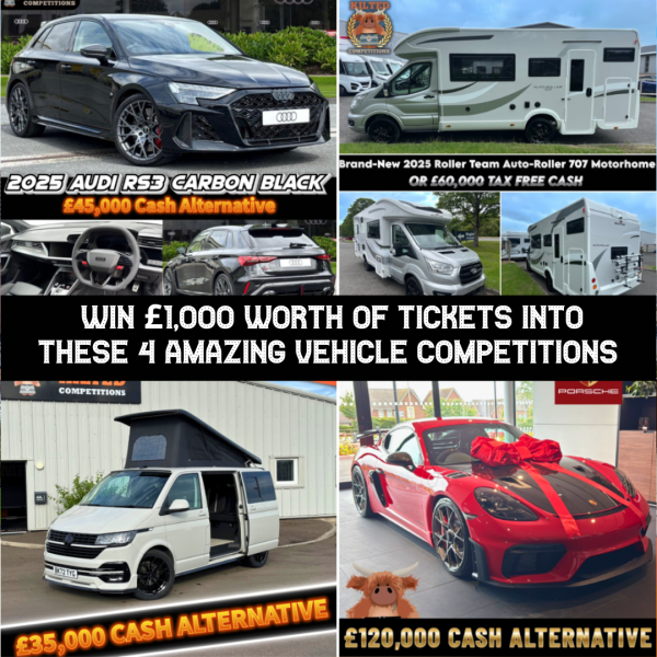 Win A £1,000 Ticket Bundle into the Car Comps #4