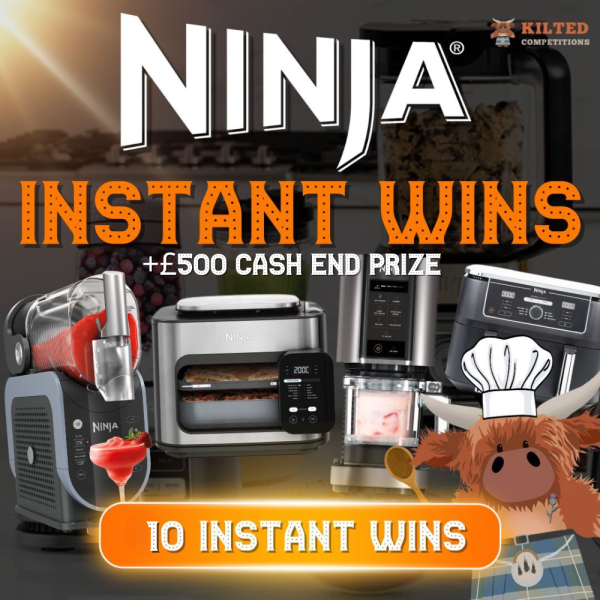 10 Awesome Ninja Wins + a £500 cash end prize