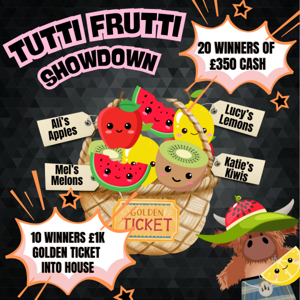 Find The Fruit To Win The Loot - Kilted Tutti Frutti Show Down - £17,000 Worth of Prizes To Be Won