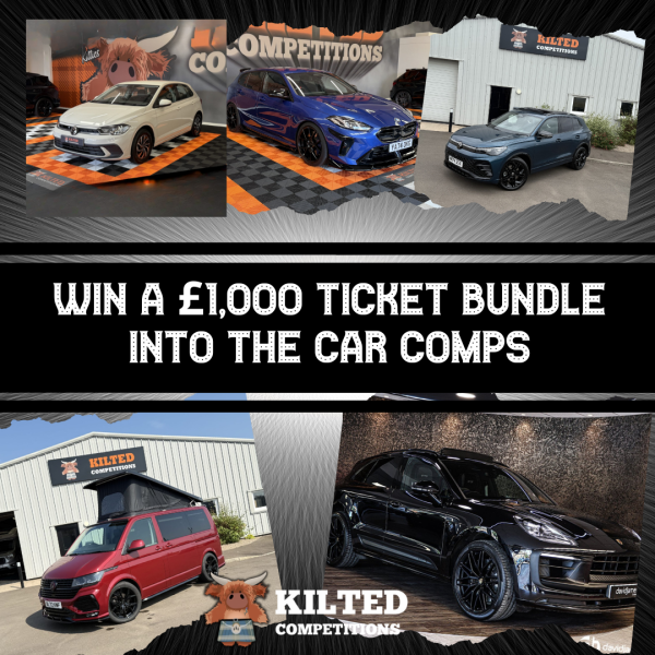Win A £1,000 Ticket Bundle into the Car Comps