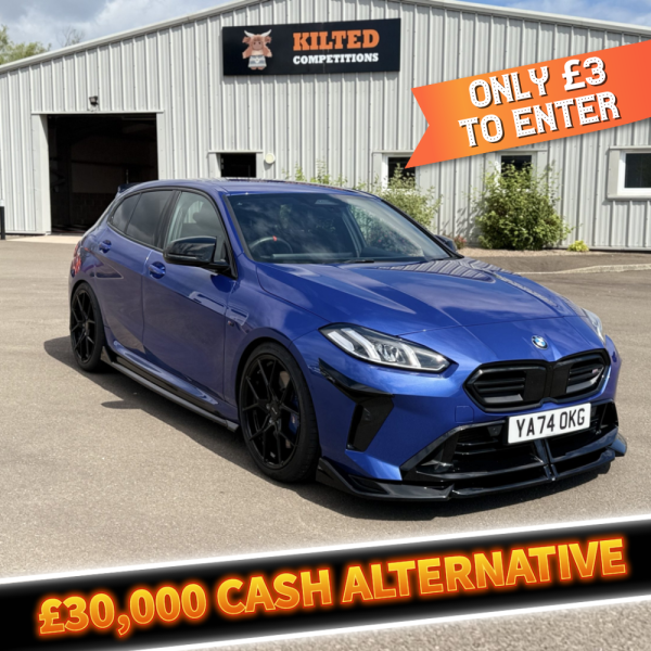 WIN THIS STUNNING 2025 BMW M135 F70 or £30,000 Tax Free Cash