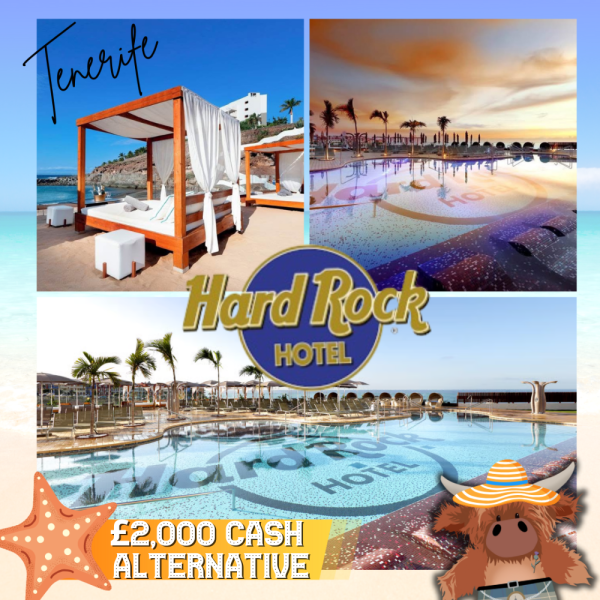 Hard Rock Hotel Tenerife – The Ultimate Adults Escape + £1,000 Cash Spending Money