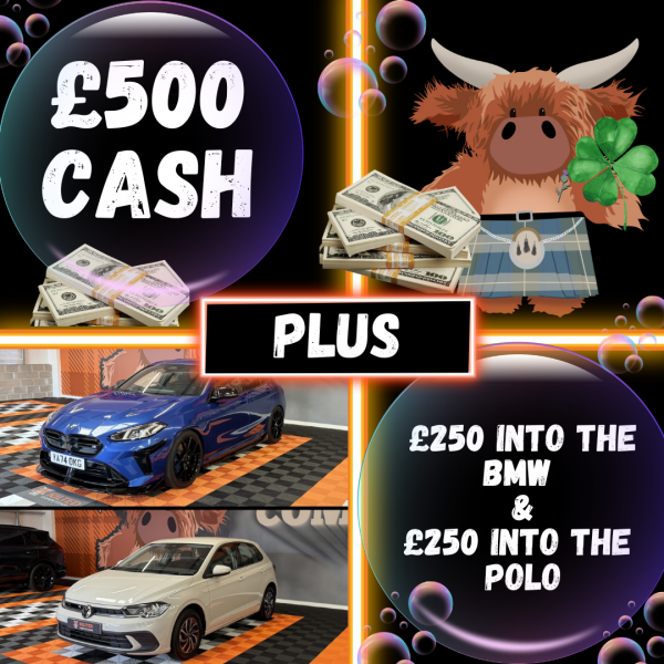 Double Bubble WIN £500 Quick CASH PLUS £500 Worth of Tickets into BMW + VW Polo Comps #4