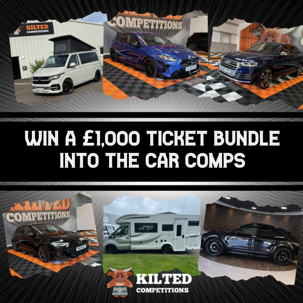 Win A £1,000 Ticket Bundle into the Car Comps #4