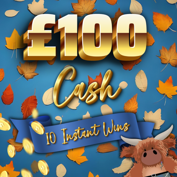 £100 Quick Cash + 10 x £50 Instant Wins