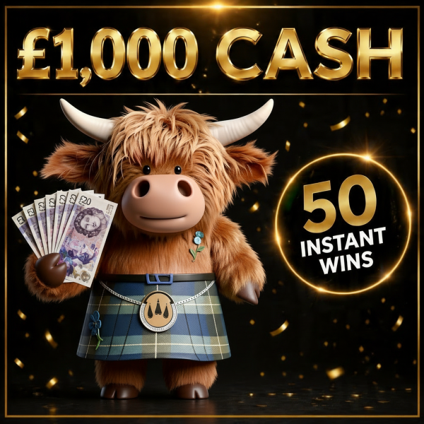 £1000 Cash+ 50 x £50 Instant wins to find