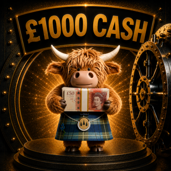 MEGA LOW ODDS – £1,000 CASH