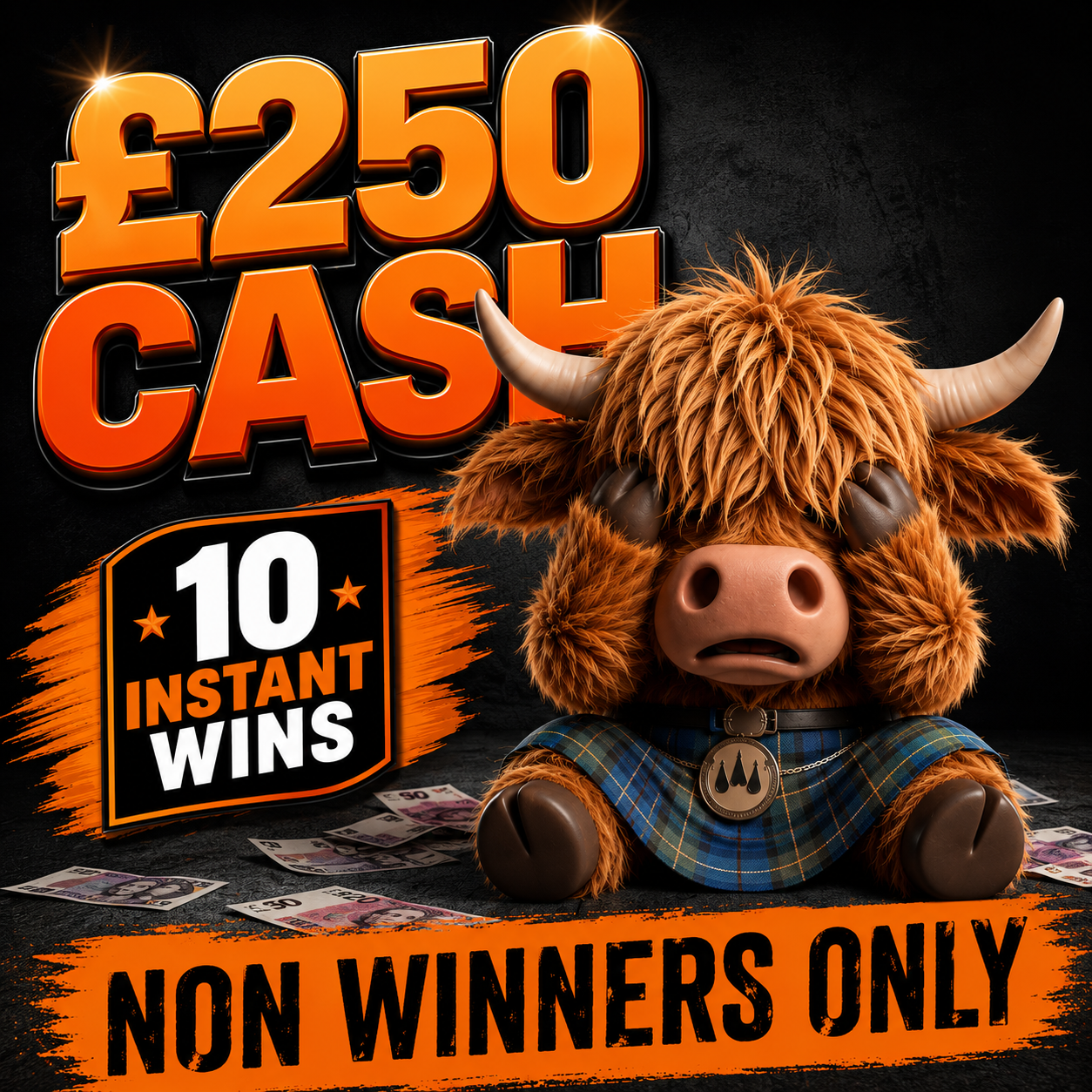 Let`s Get You The Win! – NON WINNERS ONLY – £250 CASH + 10 Lucky Instant Wins To Find
