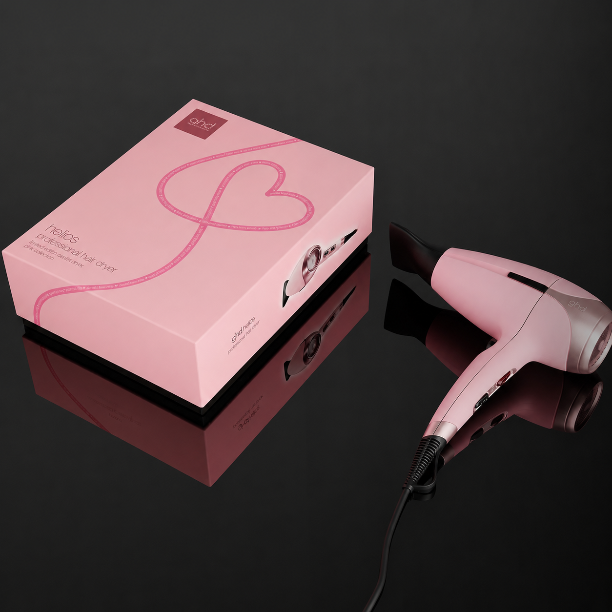 GHD Helios Professional Hair Dryer in Dusted Pink