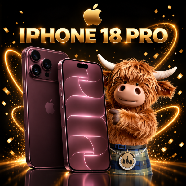iPhone 18 Pro, iOS, 6.3″, 5G, SIM Free, 256GB